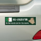 Algeriet Flagga + Karta Bumper Sticker Bildekal (On Car)