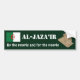 Algeriet Flagga + Karta Bumper Sticker Bildekal (Framsidan)