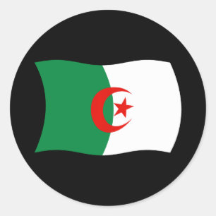 Algeriet Flagga Klistermärke