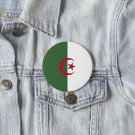 Algeriet flagga knapp
