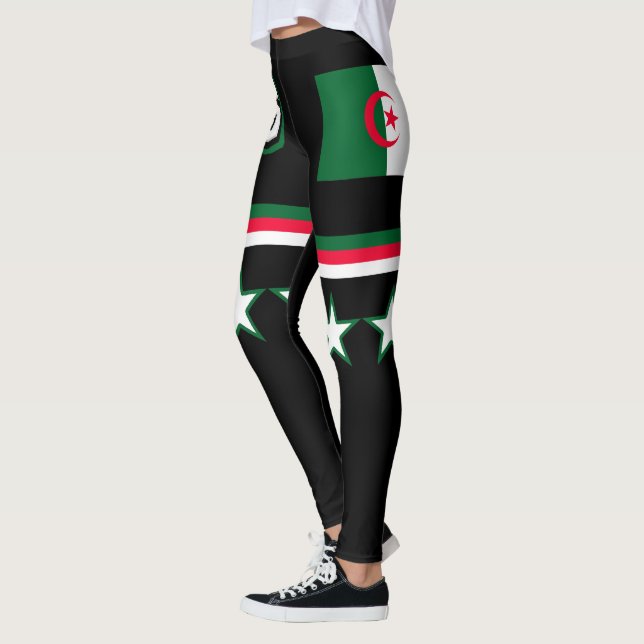Algeriet Flagga Leggings (Vänster)