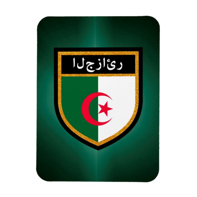 Algeriet Flagga Magnet (Vertikal)