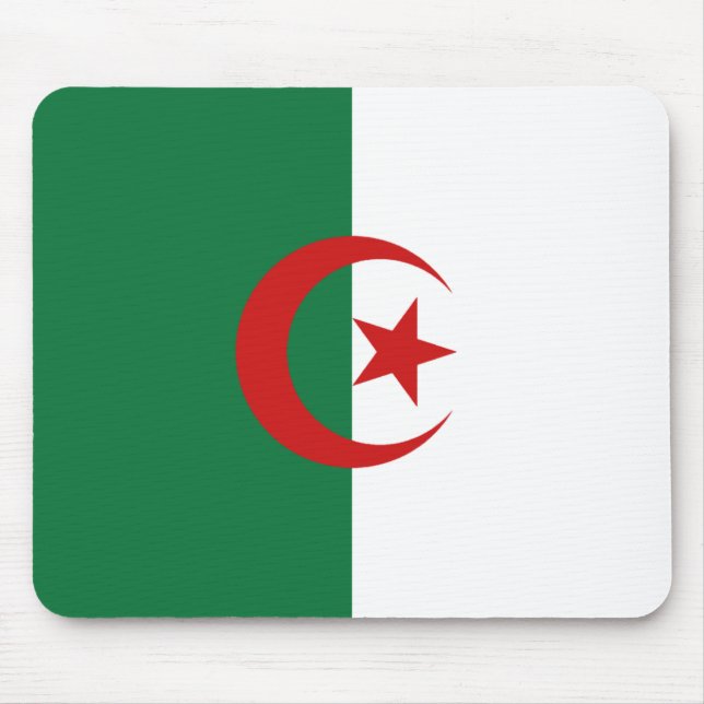 Algeriet Flagga Mousepad Musmatta (Framsidan)