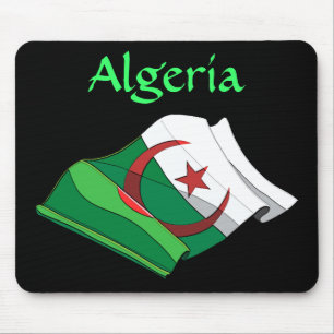 Algeriet Flagga Mousepad Musmatta