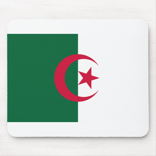 Algeriet Flagga Musmatta (Framsidan)