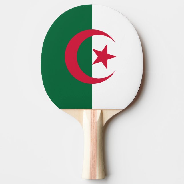 Algeriet flagga pingisracket (Framsidan)