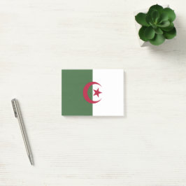 Algeriet flagga post-it block