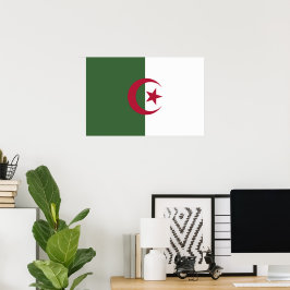 Algeriet flagga poster