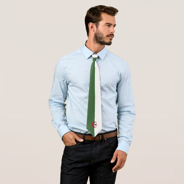 Algeriet flagga slips (In Situ)