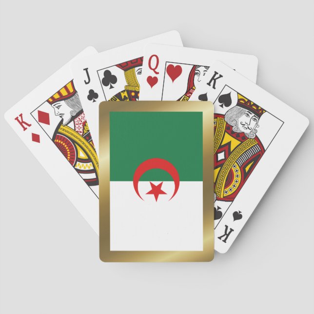 Algeriet Flagga Spelkort (Baksidan)