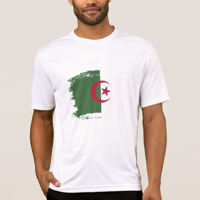 Algeriet flagga t shirt (Framsida)