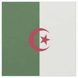 Algeriet flagga tyg