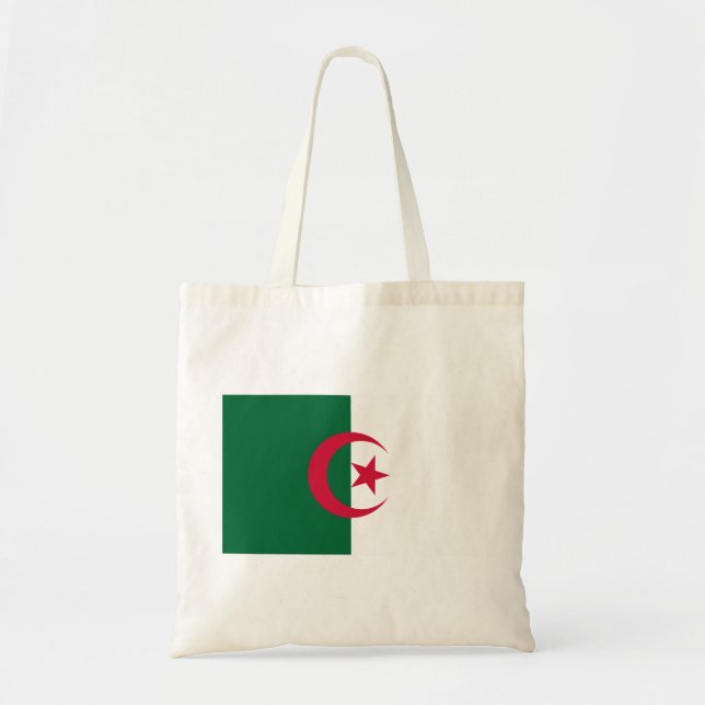 Algeriet Flagga Tygkasse (Framsidan)