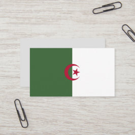 Algeriet flagga visitkort
