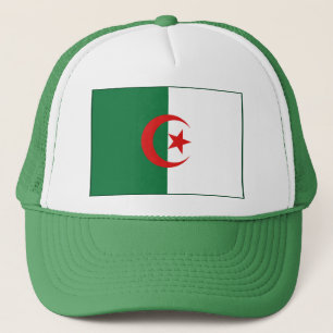 Algeriet flaggahatt truckerkeps