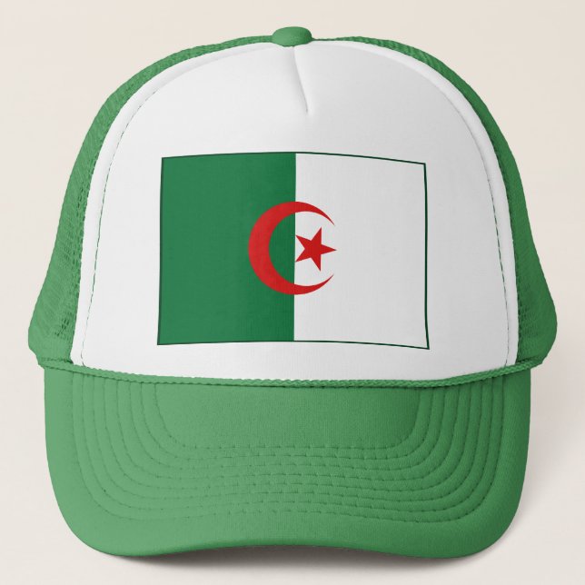 Algeriet flaggahatt truckerkeps (Framsida)