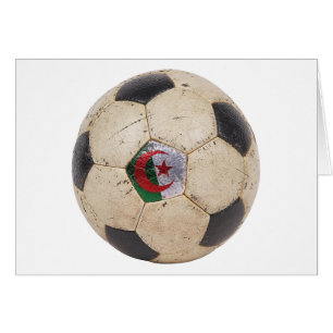 Algeriet fotboll hälsningskort