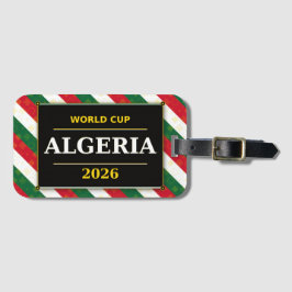 Algeriet Fotbollsfan 2026 med fantastiska mönster Bagagebricka