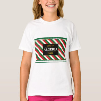 Algeriet Fotbollsfan 2026 med fantastiska mönster T Shirt