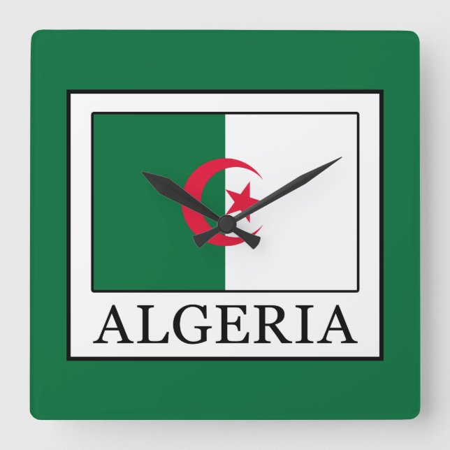 Algeriet Fyrkantig Klocka (Framsida)