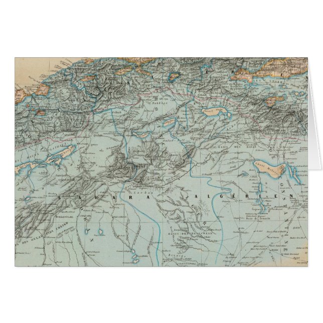 Algeriet Hälsningskort (Framsidan Horizontal)