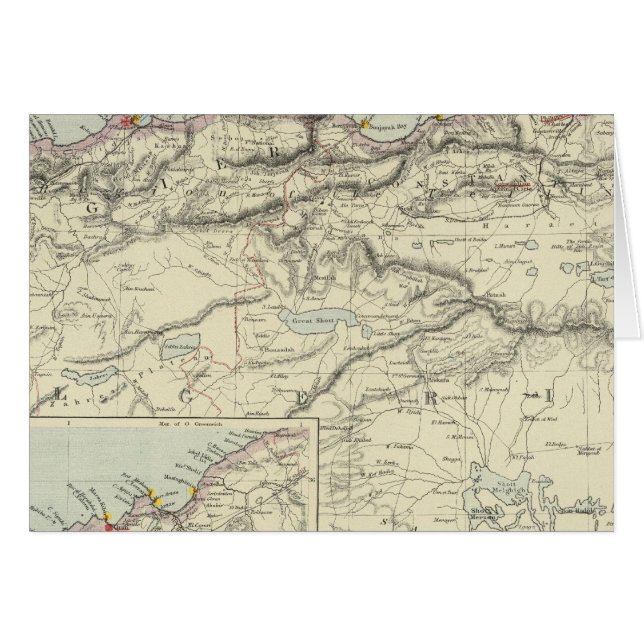 Algeriet Hälsningskort (Framsidan Horizontal)