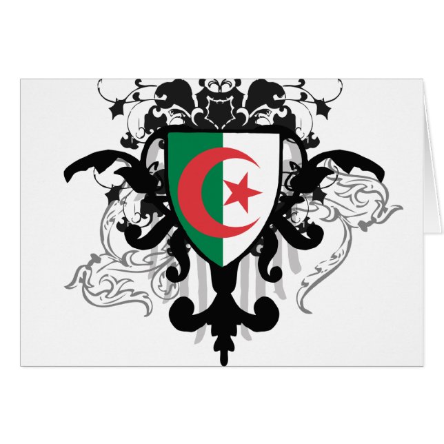 Algeriet Hälsningskort (Framsidan Horizontal)