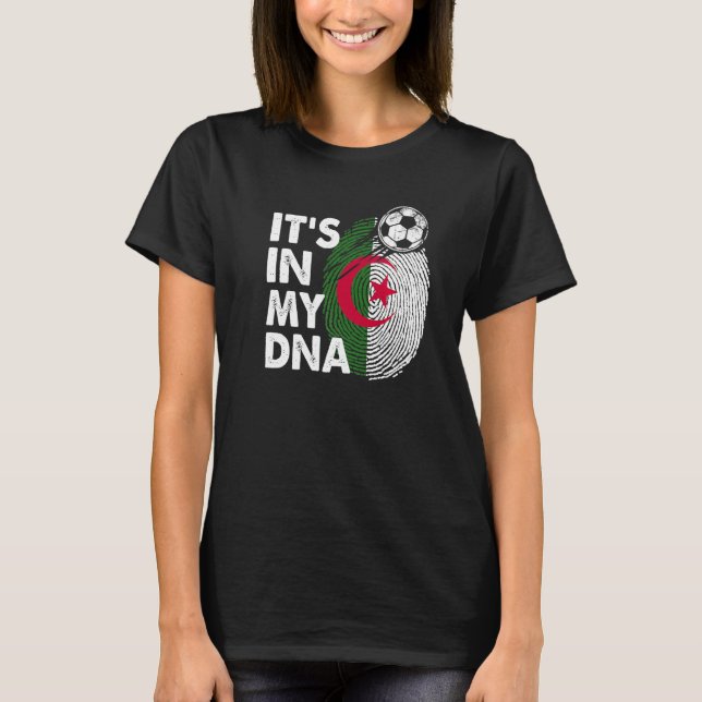 Algeriet i mitt algeriska Flagga, Algeriet T Shirt (Framsida)