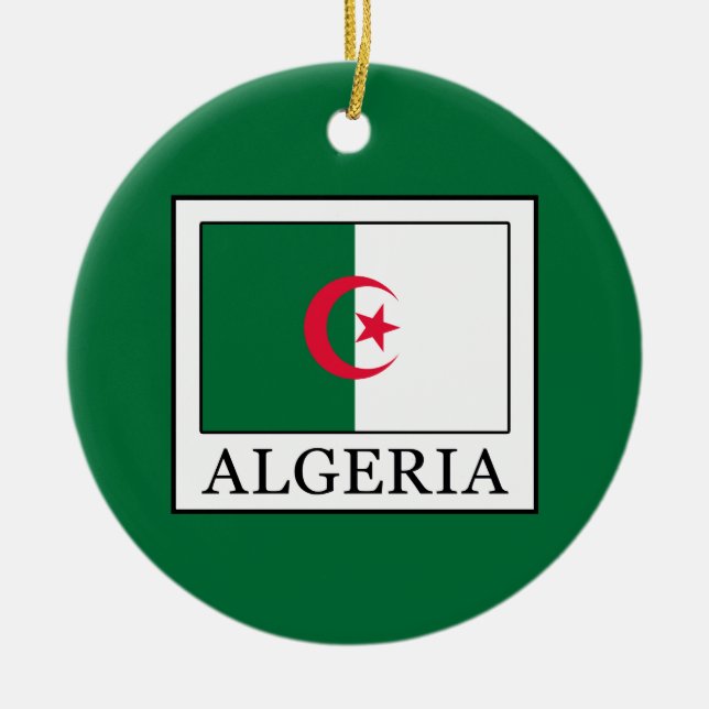Algeriet Julgransprydnad Keramik (Framsidan)