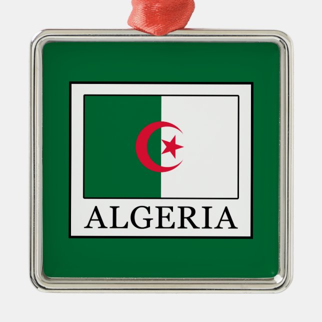 Algeriet Julgransprydnad Metall (Framsidan)