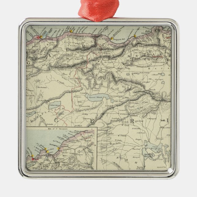 Algeriet Julgransprydnad Metall (Framsidan)