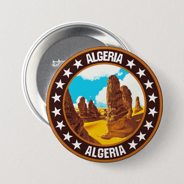 Algeriet Knapp (Framsida & baksida)