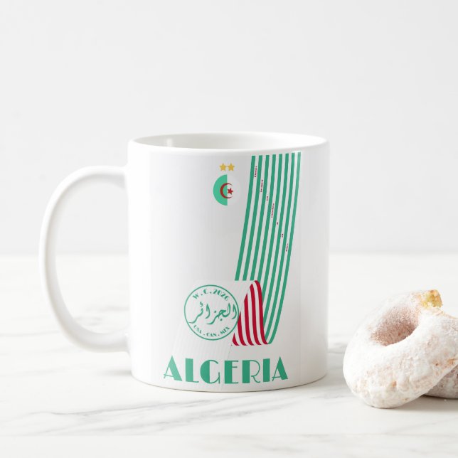 Algeriet les verts VM 2026  Kaffemugg (Med munk)