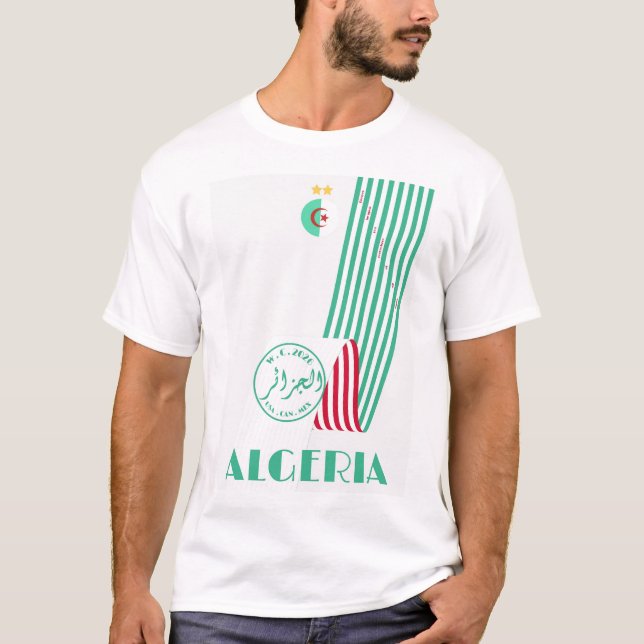 Algeriet les verts VM 2026  T Shirt (Framsida)