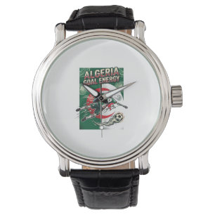 Algeriet Mål Energi Skelett Anfallare Nationer Fet Armbandsur