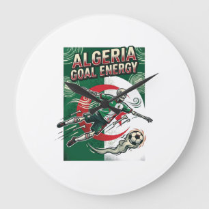 Algeriet Mål Energi Skelett Anfallare Nationer Fet Stor Klocka