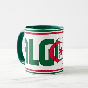 Algeriet National Flagga Patriotic Coffee Mugg