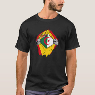 Algeriet och Spanien, Toppen-Flagga som är avkommo T Shirt