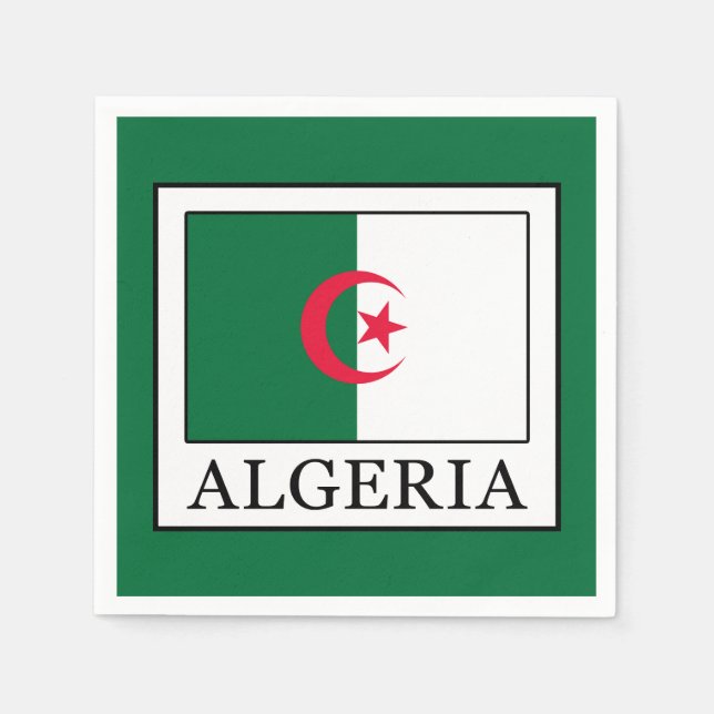 Algeriet Pappersservett (Framsidan)