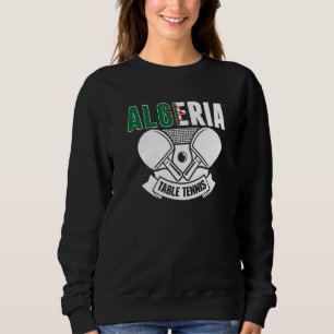 Algeriet Ping Pong Algerisk Bordtennis Supporter T Shirt