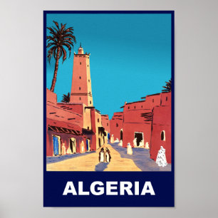 Algeriet reser affischen poster