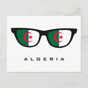 Algeriet Shades anpassningsbar text och färg vykor Vykort