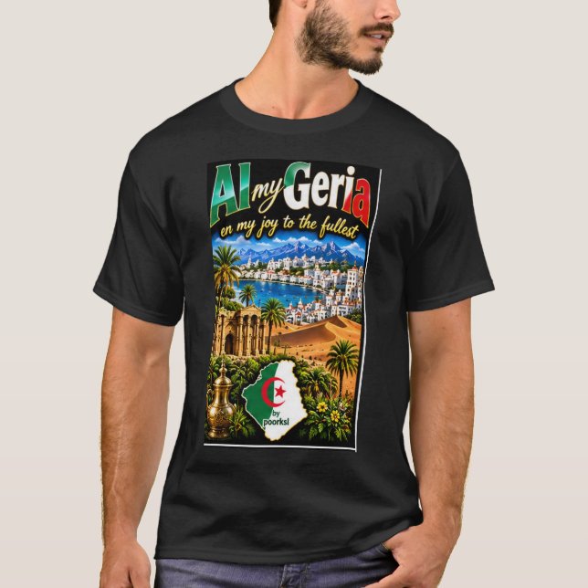 Algeriet-shirt T Shirt (Framsida)