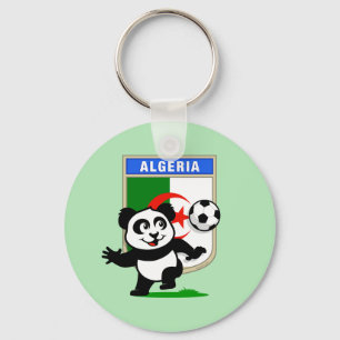 Algeriet Soccer Panda Nyckelring