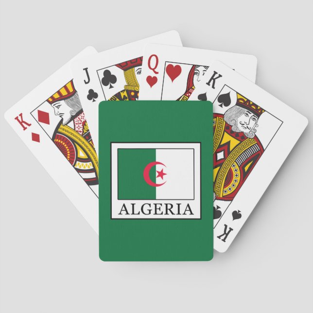 Algeriet Spel Kort (Baksidan)