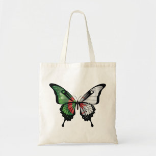 Algeriet Swallowtail Butterfly Flagga Sticker Tygkasse