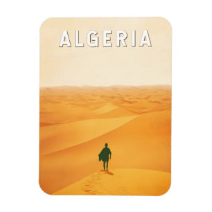 Algeriet Travel Art Vintage Magnet
