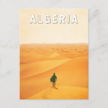 Algeriet Travel Art Vintage
