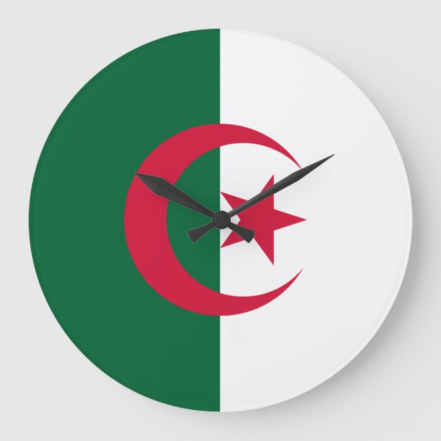 Algeriet Wall Clock Stor Klocka (Framsida)