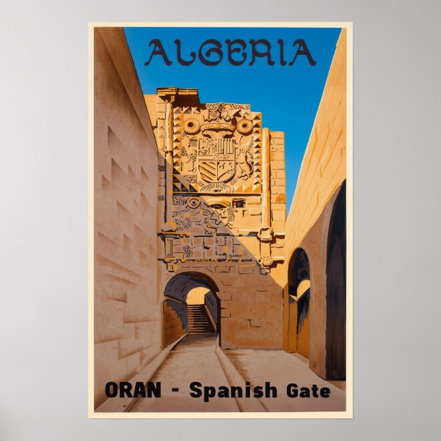 Algerietaffisch Poster (Framsidan)